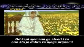 80 sura Abese (Sa prevodom na bosanskom jeziku)