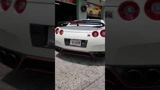 GTR muffler delete and front mid pipe