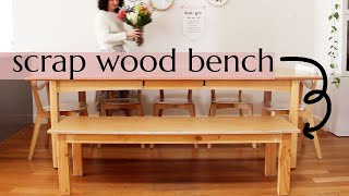 Scrapwood Seating Bench