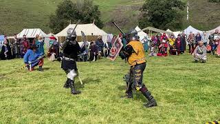 West kingdom SCA March Crown Finals 2024 - Duke Fabian von Schwetzingen vs. Duke Conor Weisszahn