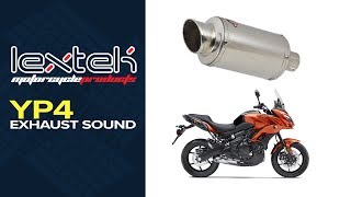 Lextek YP4 Exhaust Sound: Kawasaki Versys 650 (2010-2018)