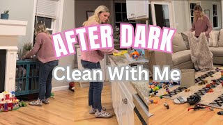 After Dark Clean With Me. Cleaning Motivation. Mom Motivation. Motherhood Journey.