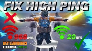 Fix High Ping and Lag in 2 Seconds with Powerful Bgmi Trick!