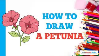 How to Draw a Petunia: Easy Step by Step Drawing Tutorial for Beginners