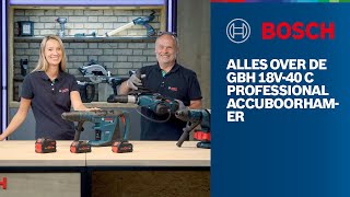 Alles over de GBH 18V-40 C Professional accuboorhamer