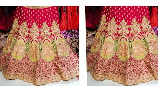 Heavy silk bridal lehenga#lehenga#chandnichowk#bridal#marriage#bridallehenga#wedding#saree#dress