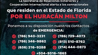 Hondureños en Florida no evacuan por miedo a ser deportados en medio del huracán Milton