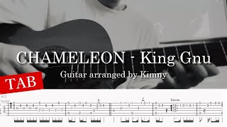 [ TAB ] Chameleon - King Gnu | Fingerstyle Guitar Cover |