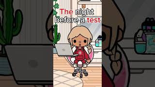 The night before a test #tocabocavideo #funny #tlw #toca #tocaboca #youtube #tocalifeworld #fun