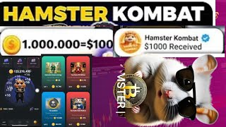 HAMSTER KOMBAT Crypto ~ Get 64 million free coins dairy ( $4000 Airdrop)