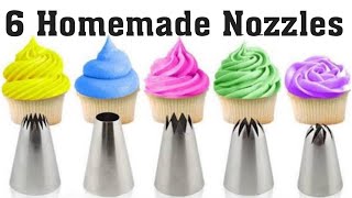 How to make Cake Nozzle at home | Homemade Nozzle For Cake Decoration