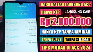 Langsung Cair 2 Juta || Pinjaman Online Langsung Cair Limit Besar Tenor Panjang 2024