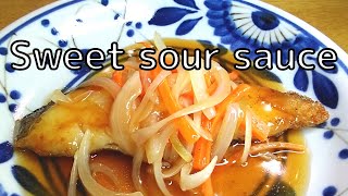 How to cook flounder with sweet and sour sauce [Japanese home cooking]