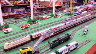 Model Expò 2014 - Padiglione diorami MOC LEGO e treni