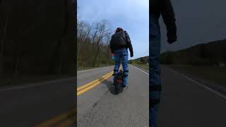 Electric unicycle euc road ride #EUC #pev #electricunicycle