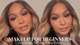 THE BEGINNERS GUIDE TO A SOFT GLAM MAKEUP LOOK! SUPER DETAILED TUTORIAL FT SEPHORA! YUNNIEROSE GRWM