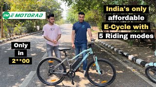 EMotorad X2 ELECTRIC CYCLE - Detailed Review | Unisex Electric Cycle | Emotorad Electric Bicycles