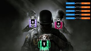 Grinding to Champion in Rainbow Six Siege's NEW Season Ranked! (viewers Join)