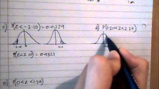 Finding Probabilities Using Tables of the Normal Distribution