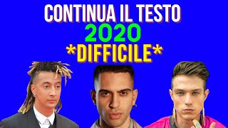 PROVA A FINIRE IL TESTO 2020 (15 MUSICHE)