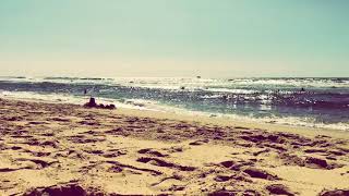 La belle plage de Contis dans les Landes, Panorama