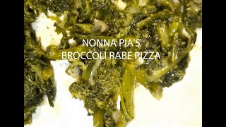 Nonna Pia's Stacked Broccoli Rabe Pizza!