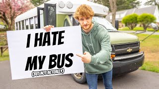 5 Things I HATE About My Bus After 3 Months Living In It