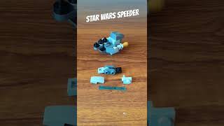 Lego Star Wars Speeder How to make with Hero Factory Zamor Sphere Launcher  #lego #shorts #starwars