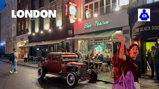 London Walk 🇬🇧 Nightlife, SOHO, Piccadilly Circus to Trafalgar Square | Central London Walking Tour