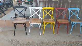 multicolored cross back chair Kolkata