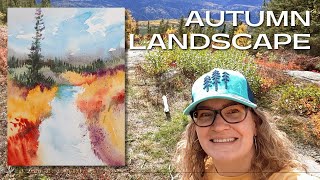 Paint an Autumn Creek Landscape in Watercolor with Angela Fehr