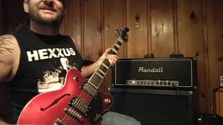 Old Randall 100ES with a BLUES DRIVER!