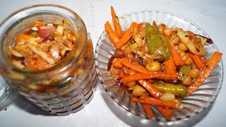 Mix pickle Recipe By family food fusion || سبزی کا اچار بنانے کا اصل طریقہ ||