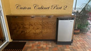 Custom Patio Cabinet Pt 2