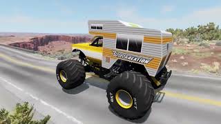 Mobil Monster Freestyle, Mobil Monster Naik Gunung, Mobil Monster Gagal Naik Gunung - Bukit, Game