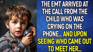 The EMT arrived at the call from the child who was crying on the phone... And upon seeing who...