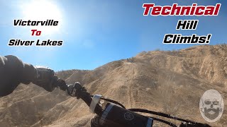 CRAZY REAL RIDING Dirtbike Ride from Victorville To Silver Lakes | YZ450F 4K GO PRO RAW|