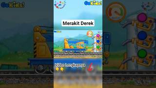 Merakit Derek. Part 13 #gokids #animasi #derek #keretaapi