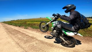 Riding Dirt Bikes: Soybean, Rice & Cotton Fields - GoPro & DJI Mini SE Drone