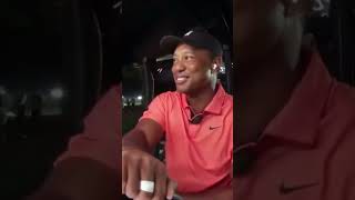 Tiger Woods having some fun w/ Justin Thomas #golf #shorts