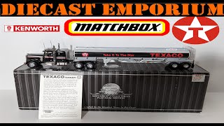 Matchbox Collectibles Kenworth W900 with Texaco Gasoline Tanker Unboxing & Review