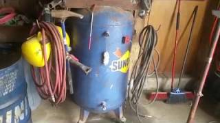 Air compressor setup