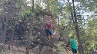 Widgi Face (V3) - Tall Beta: Bend bouldering [Pfiff]