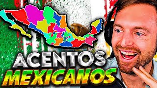 🇺🇸 CÓMO???? | TODOS los ACENTOS de MEXICO 🇲🇽 🤣