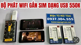 Bộ Phát WiFi Gắn Sim 4G Dạng USB Giá 550K Dùng Cho Điện Thoại và Máy Tính Cực Tiện Dụng