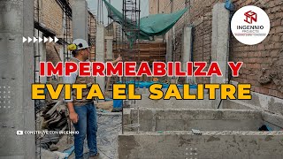 IMPORTANCIA DEL SOBRECIMIENTO Y SU IMPERMEABILIZACIÓN