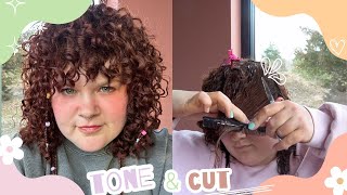 Tone And Cut My Permed Hair With Me