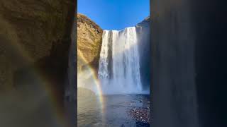 Skogafoss Waterfall - ICELAND #iceland #icelandtravel #skogafosswaterfall #icelandtrip  #shorts