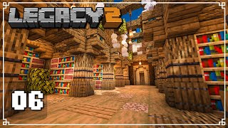 WE FOUND A MYSTERIOUS UNDERGROUND LIBRARY - Legacy SMP 2: Episode 6 (Minecraft 1.16 Multiplayer)