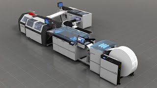 Universe Web "Paper process" - Automatic book sewing machine for digital printing - Meccanotecnica